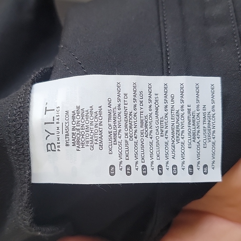 BYLT Everyday Pant 2.0 34T (tall) 34"x34" 2 Pair!!! Black & Sky - Picture 3 of 11
